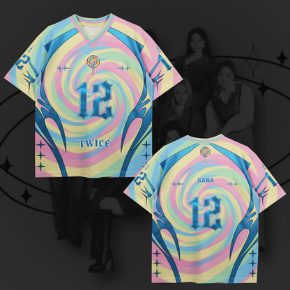 WAVESTEEᵀᴹ Tap Once To Twice 10 Years Anniversary Football Jersey
