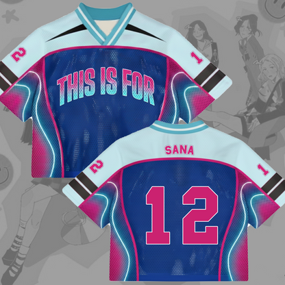 WAVESTEEᵀᴹ The Future Softline Twice This is For Tour Mixed Mesh Jersey