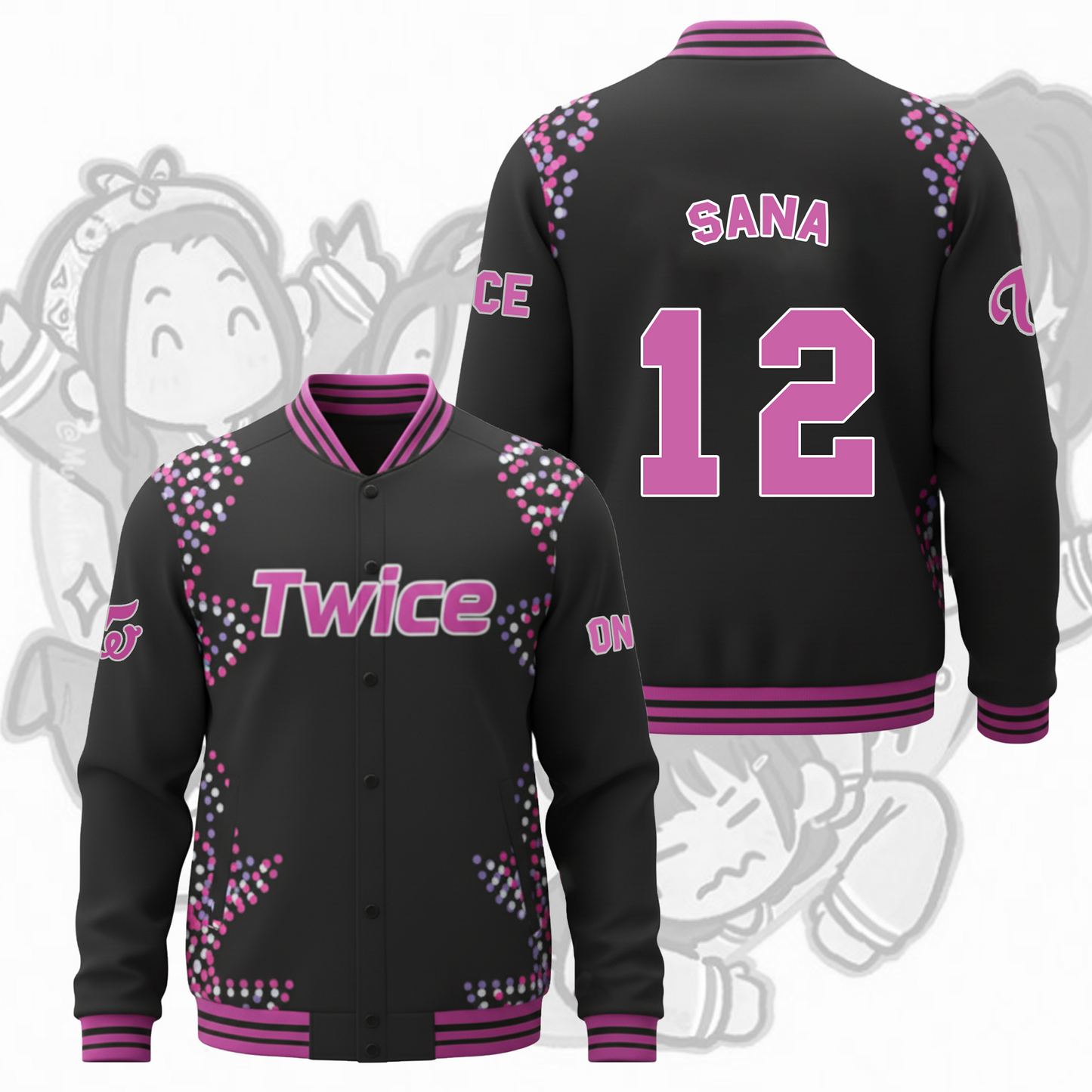 WAVESTEEᵀᴹ Twice The Flow 10 Years Anniversary Baseball Jacket