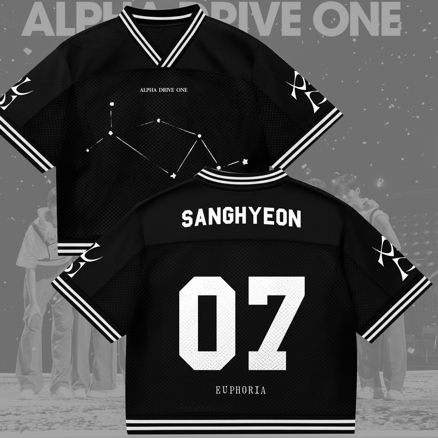 ALPHA DRIVE ONE Euphoria Album ALD1 Mixed Mesh Jersey