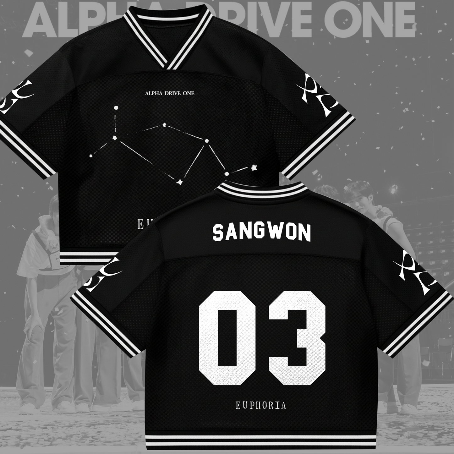 ALPHA DRIVE ONE Euphoria Album ALD1 Mixed Mesh Jersey