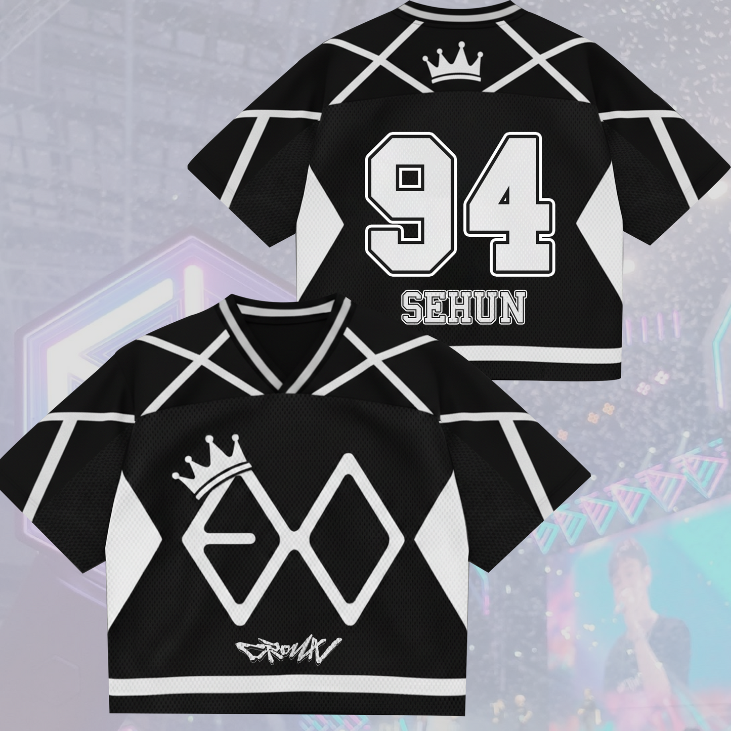 EXO 2026 World Tour Mixed Mesh Jersey Gift For Lovers