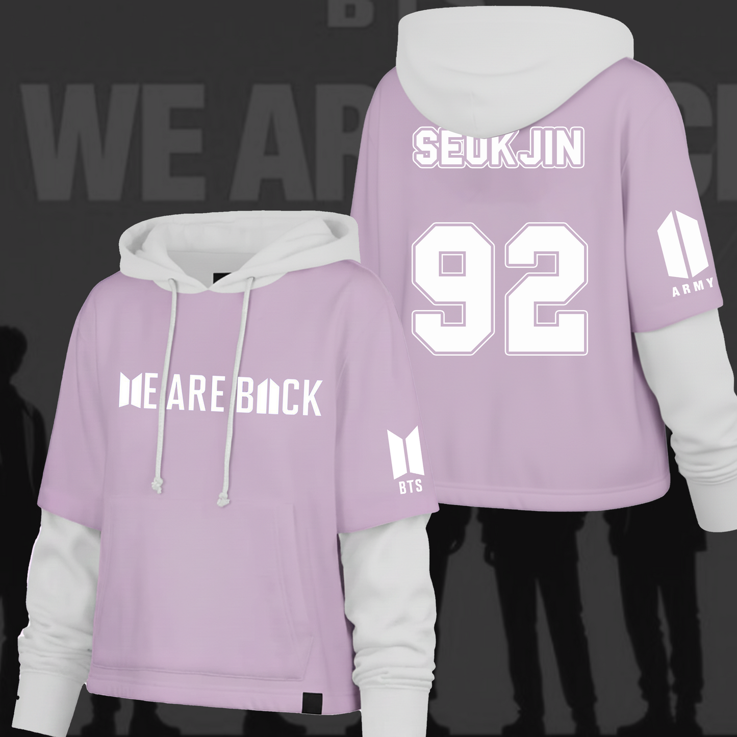 WAVESTEEᵀᴹ The Comeback Shortstop Hoodie BTS Back
