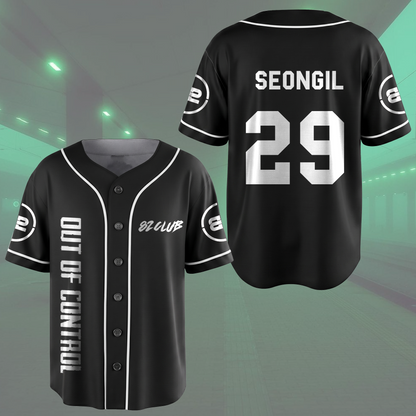 Fierce 82MAJOR US Tour 82CLUB Out Of Control Sporty Tribal Wave Baseball Jersey For 82DE