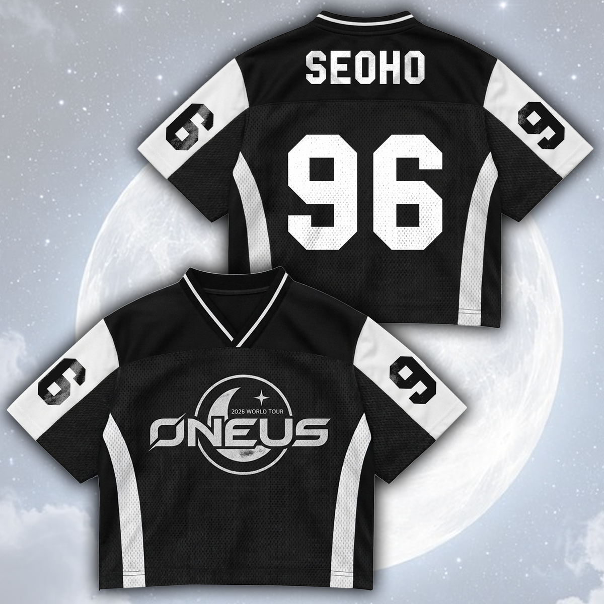 Sporty Oneus Full Moon World Tour  Mixed Mesh Jersey Gift For Fans