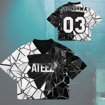 ATEEZ Golden Hour Part 5 Mixed Mesh Jersey Fan Edition (Bad)