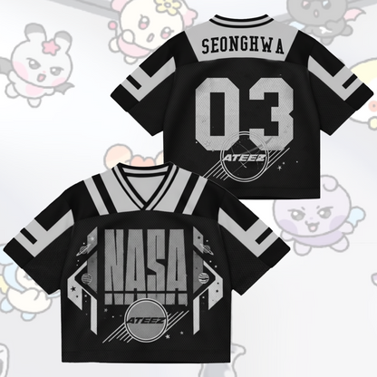 ATEEZ Nasa Golden Hour Part 4 ALbum Mixed Mesh Jersey