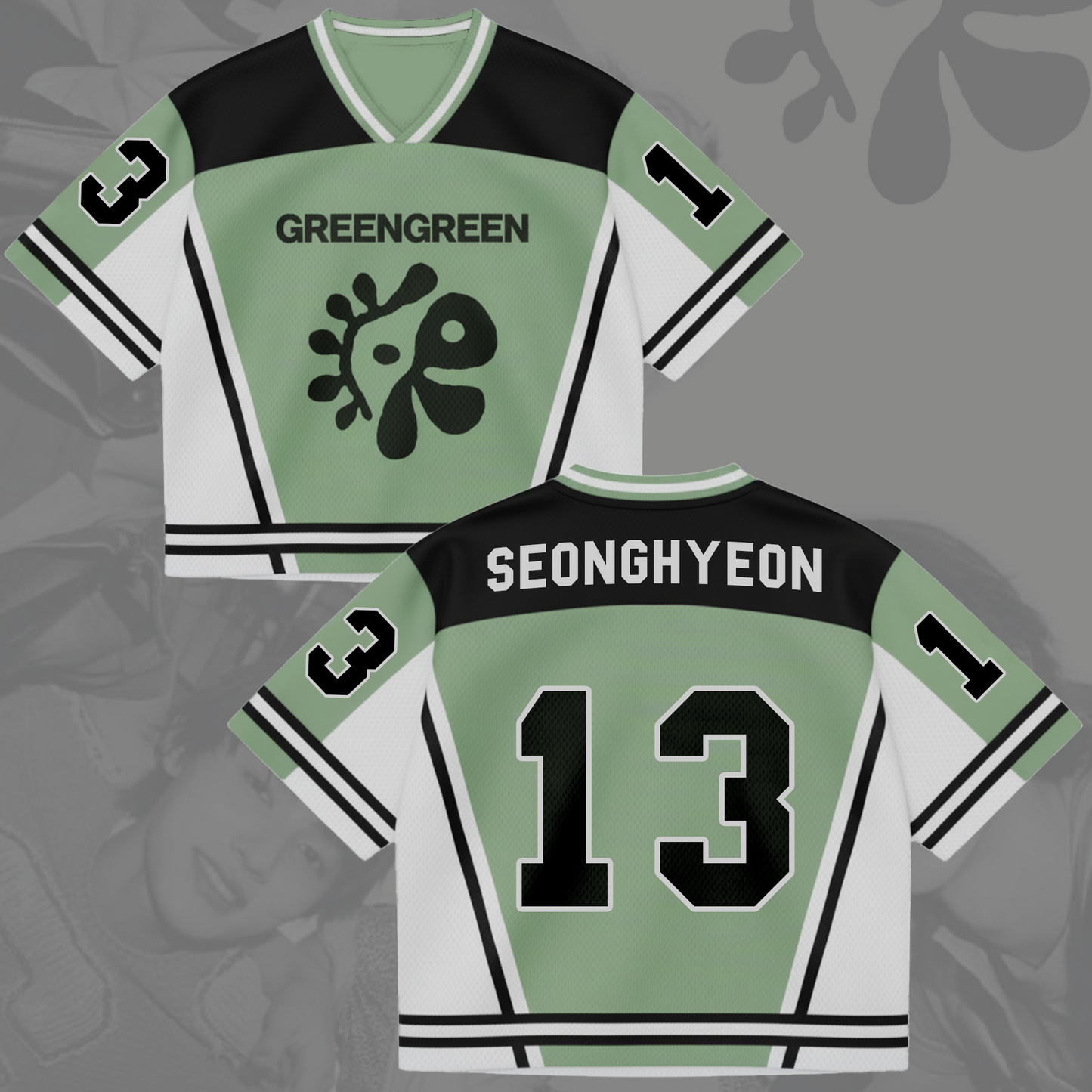GREENGREEN Album Cortis 2026 Mixed Mesh Jersey Gifts