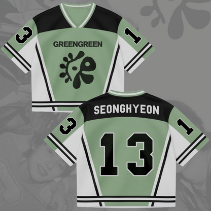 GREENGREEN Album Cortis 2026 Mixed Mesh Jersey Gifts