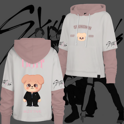 WAVESTEEᵀᴹ SKZ Stray Kid 2026 Season’s Greetings DO IT Shortstop Hoodie