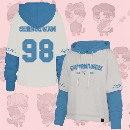 WAVESTEEᵀᴹ Seventeen New World Tour Shortstop Hoodie