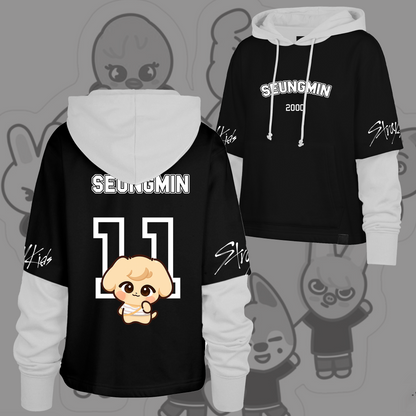 WAVESTEEᵀᴹ Skzoo Stray Kid limited Shortstop Hoodie