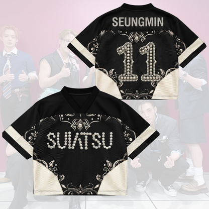 SUIATSU Album Stray Kids Come Back Mixed Mesh Jersey Run It Tour Fan Edition