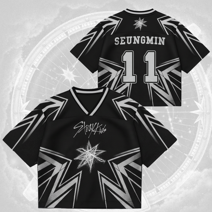 Stray Kids Star Mixed Mesh Jersey Gift For Lovers