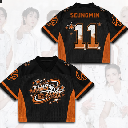 Dynamic Stray Kids This That Mixed Mesh Jersey Ultimate Fan Gift