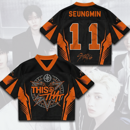 Energetic Stray Kids This That Album Mixed Mesh Jersey Perfect Fan Gift