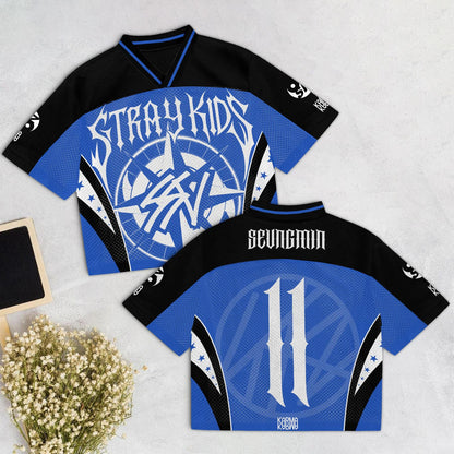 SKZOO Stray Kids Album Karma Mixed Mesh Jersey