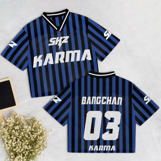 Stray Kids Jersey – Limited K-Pop Mixed Mesh Jersey