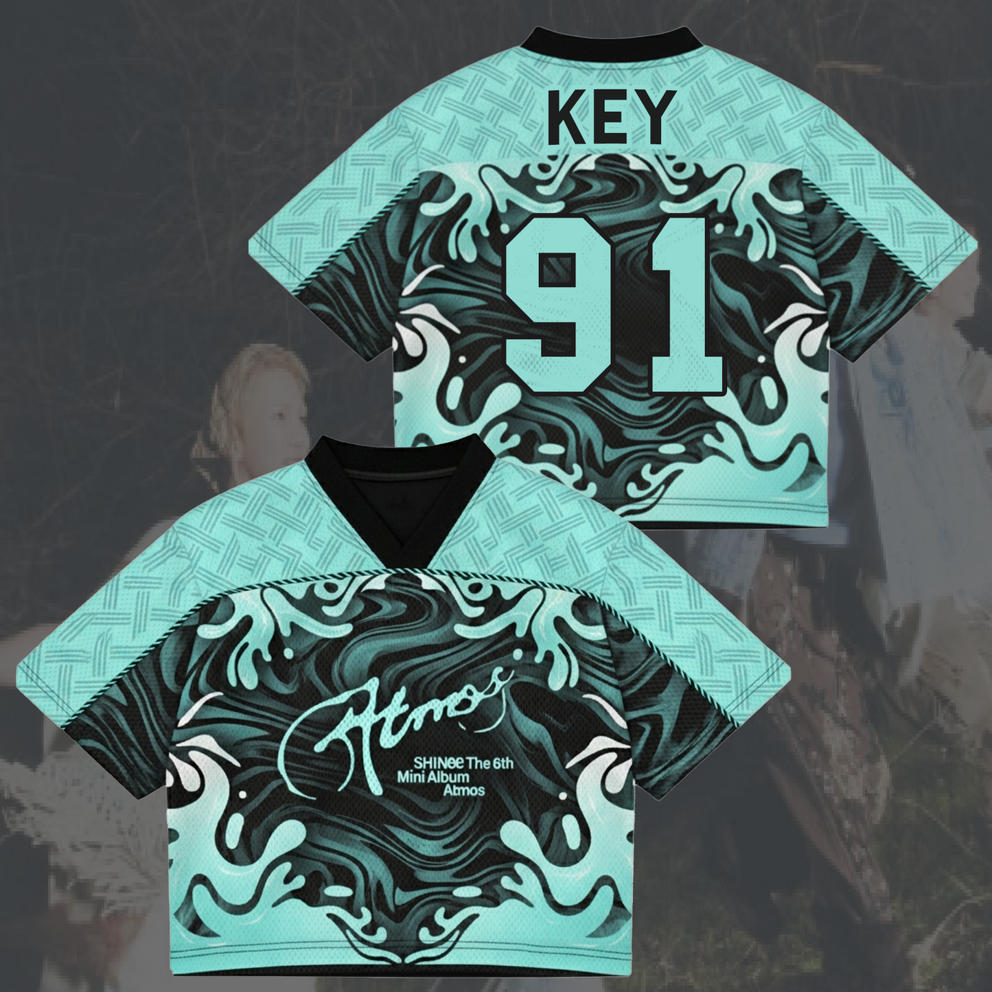 Midnight Thoughts Shinee Atmos Album Concert Tour Mix Mesh Jersey