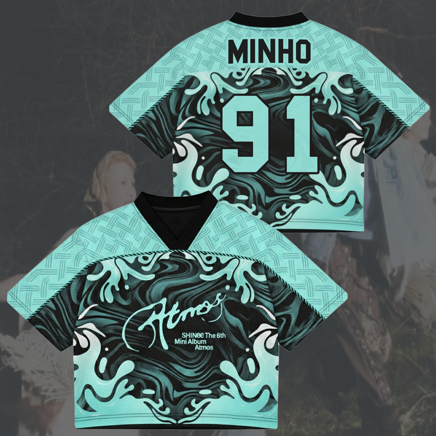 Midnight Thoughts Shinee Atmos Album Concert Tour Mix Mesh Jersey