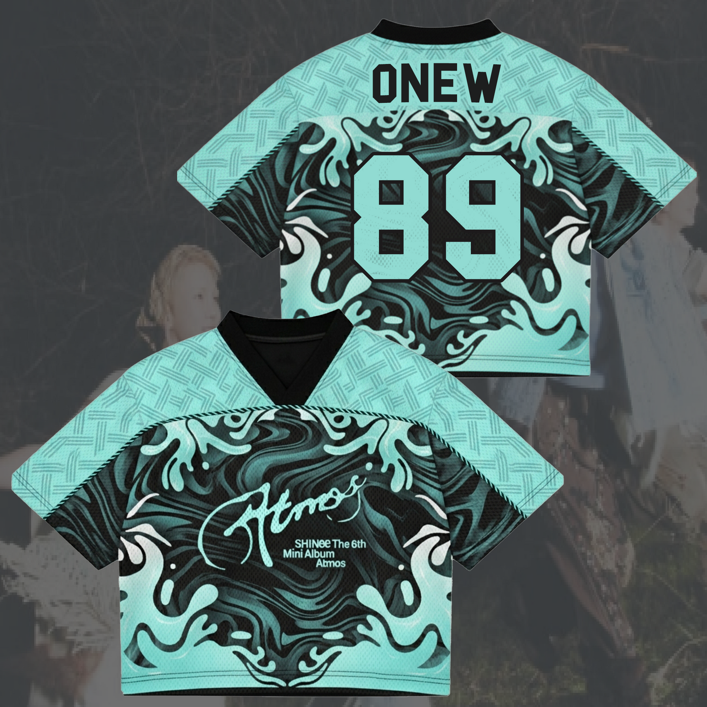 Midnight Thoughts Shinee Atmos Album Concert Tour Mix Mesh Jersey