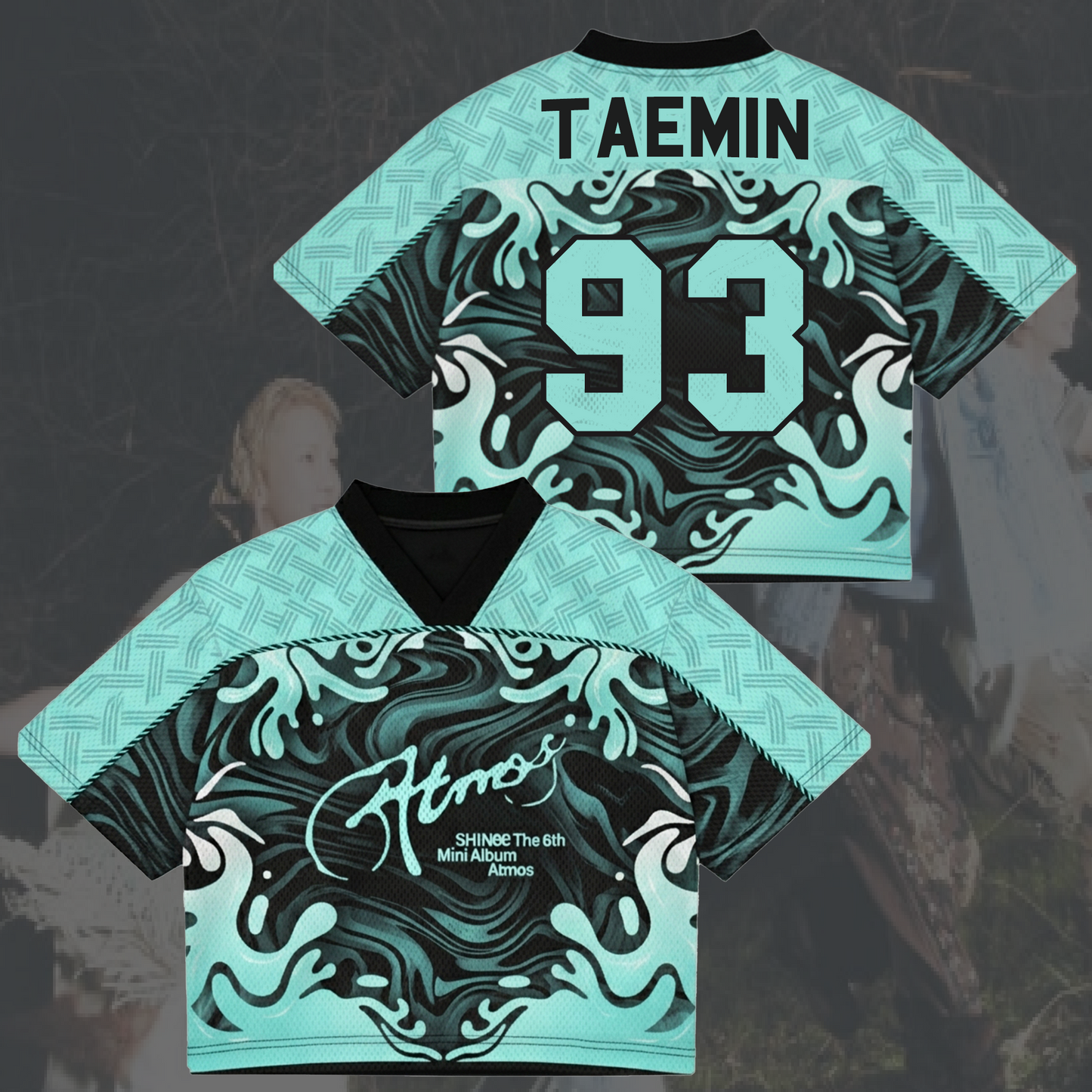 Midnight Thoughts Shinee Atmos Album Concert Tour Mix Mesh Jersey