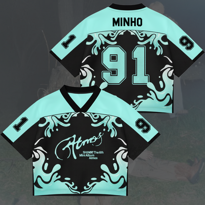 Shinee Atmos Album Concert Tour Mix Mesh Jersey Fan Edition