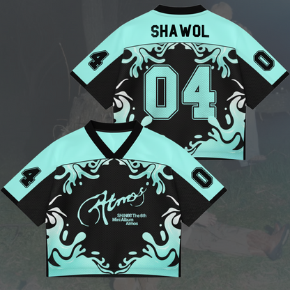 Shinee Atmos Album Concert Tour Mix Mesh Jersey Fan Edition