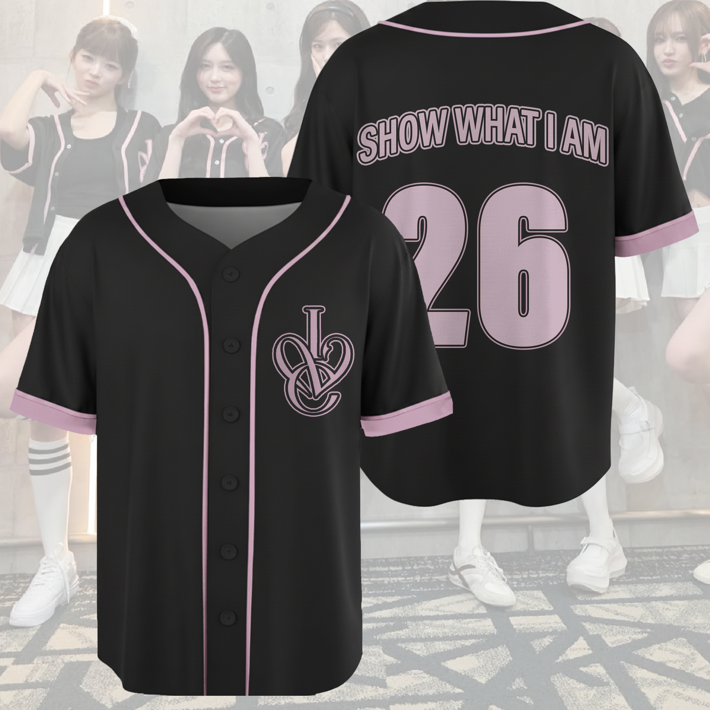 Ive Show What I AM  World Tour 2026 Baseball Jersey