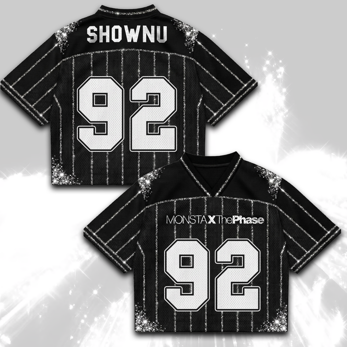 Star Monsta X The Phase Mixed Mesh Jersey Nexus Outfit Gift For Fans