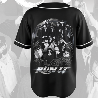 Badass Stray Kids Run It World Tour Baseball Jersey Gift For Fans