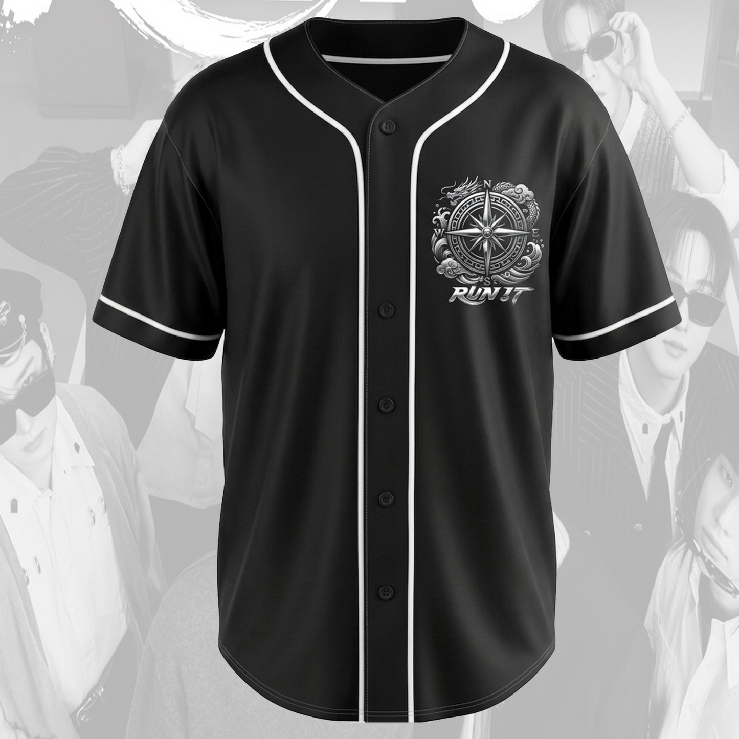 Badass Stray Kids Run It World Tour Baseball Jersey Gift For Fans