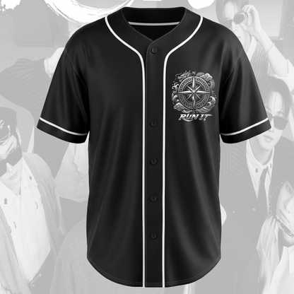 Badass Stray Kids Run It World Tour Baseball Jersey Gift For Fans