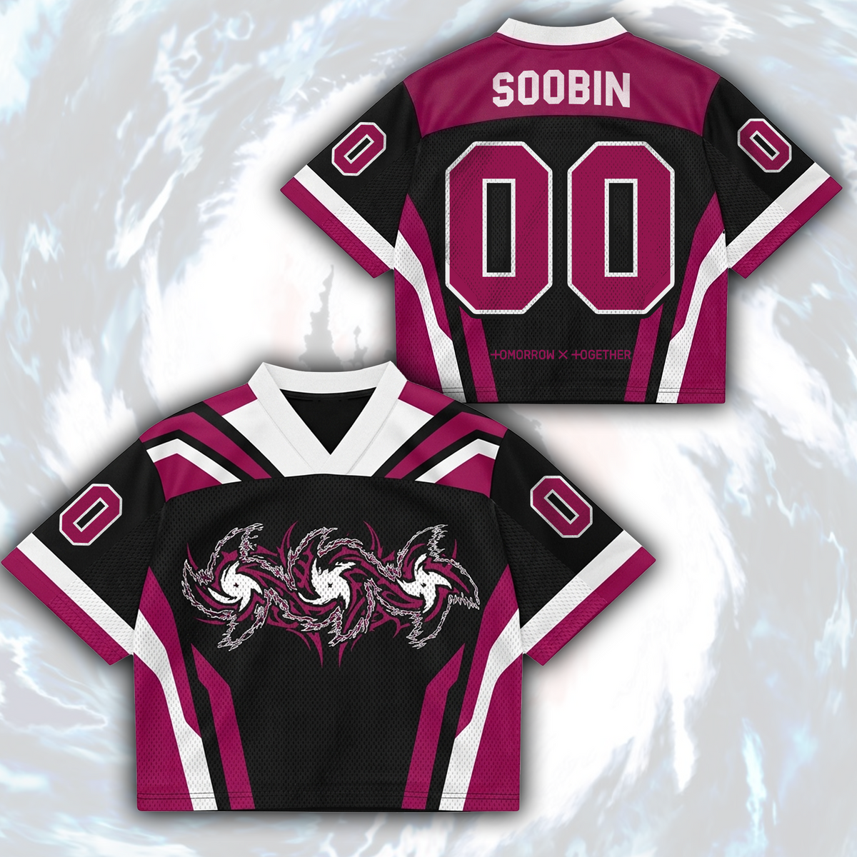 Epic TXT Perfect Storm Album Mixed Mesh Jersey Gift For Fans