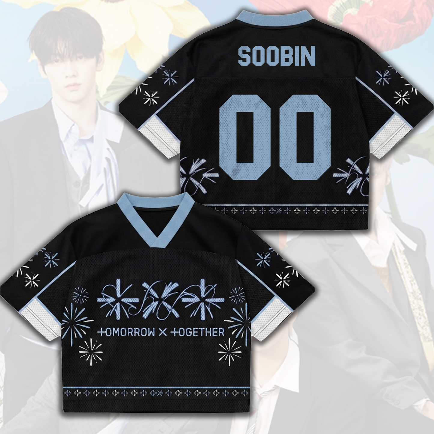 Setsuna Hanabi Tomorrow X Together Mixed Mesh Jersey Gift For Fans