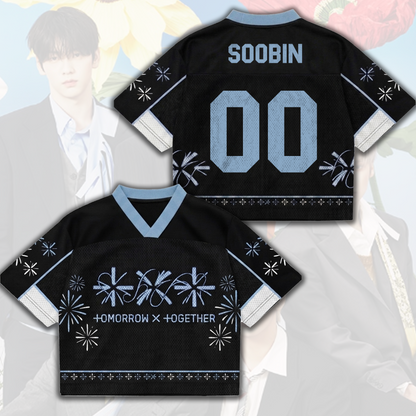 Setsuna Hanabi Tomorrow X Together Mixed Mesh Jersey Gift For Fans