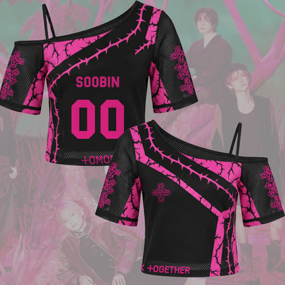 TXT 8th Album Thorn Style Off Shoulder Mesh Gift For Fans