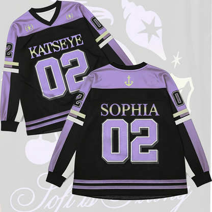 WAVESTEEᵀᴹ Katseye Mesh Splicing Long Sleeved Soft is Strong
