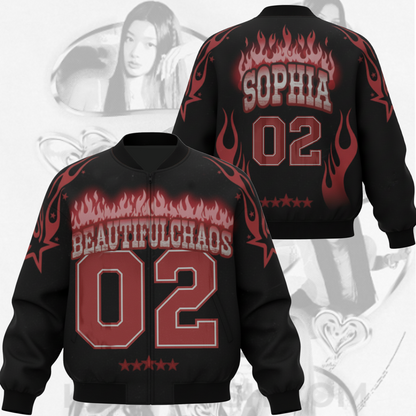 WAVESTEEᵀᴹ Beautiful Chaos Tour Katseye Bomber Jacket