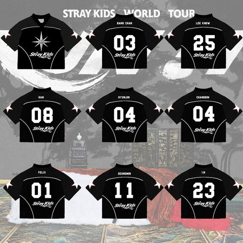 Stray Kids RUN IT World Tour Inspired Mesh Jersey, K-Pop Concert Outfit, Gift for STAY Fans