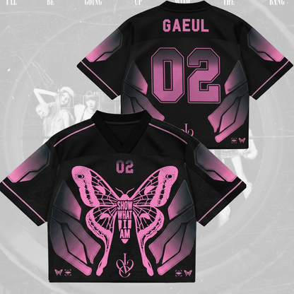 Butterfly Show What I Am IVE World Tour Mixed Mesh Jersey Fan