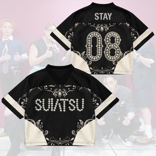 SUIATSU Album Stray Kids Come Back Mixed Mesh Jersey Run It Tour Fan Edition