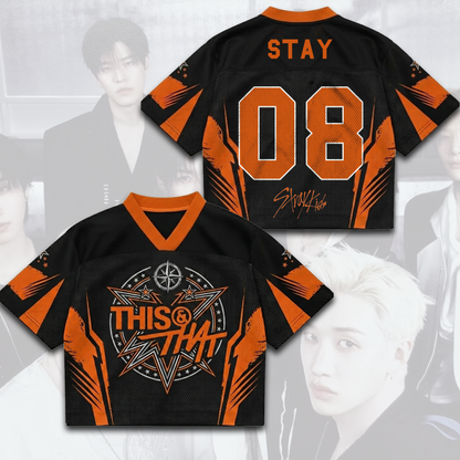 Energetic Stray Kids This That Album Mixed Mesh Jersey Perfect Fan Gift