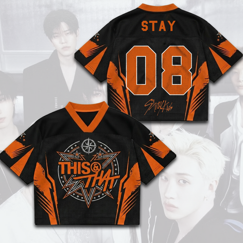 Energetic Stray Kids This That Album Mixed Mesh Jersey Perfect Fan Gift