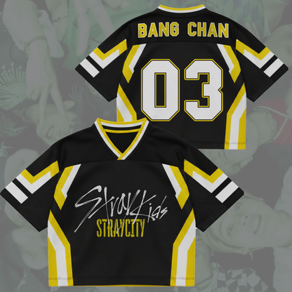 Street Aegis Stray City Stray Kids  Concert Tour Mixed Mesh Jersey