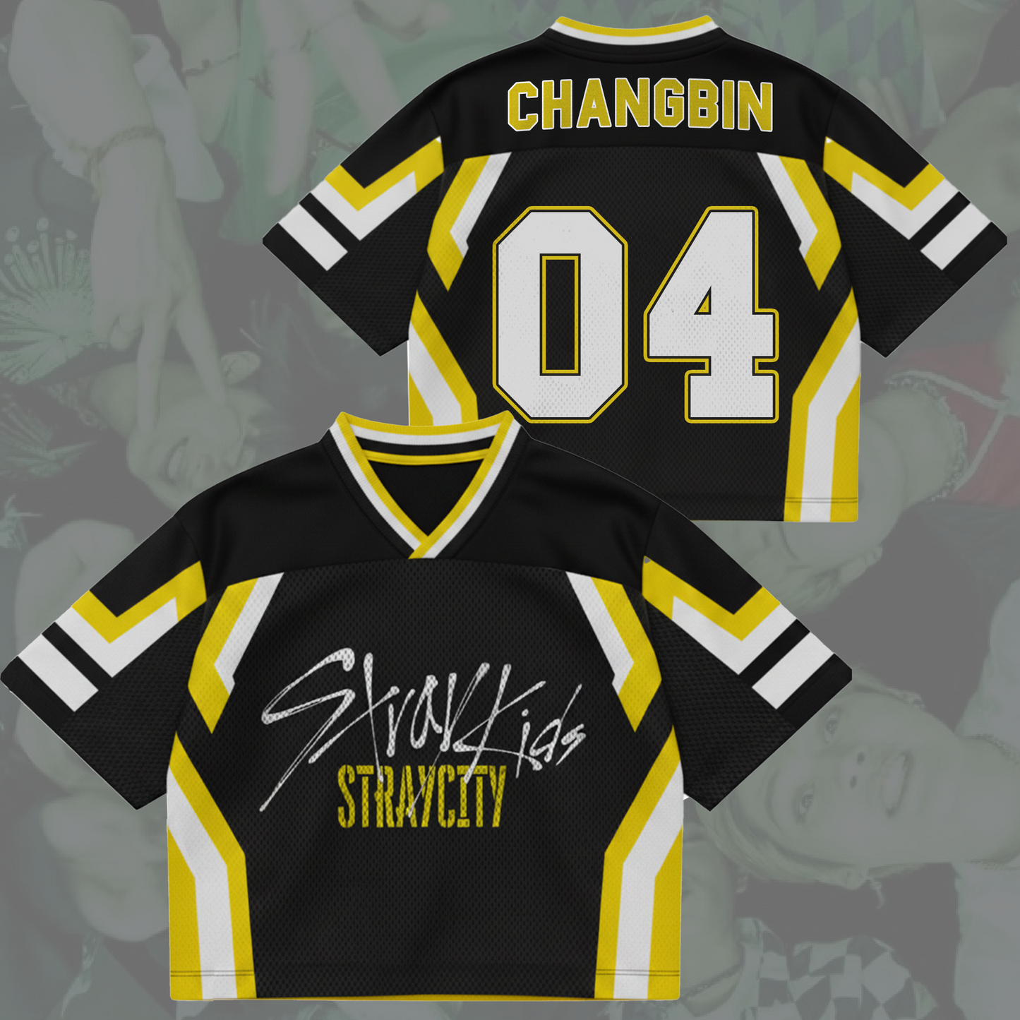 Street Aegis Stray City Stray Kids  Concert Tour Mixed Mesh Jersey