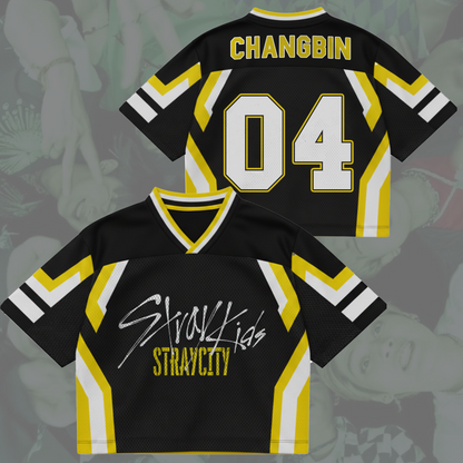 Street Aegis Stray City Stray Kids  Concert Tour Mixed Mesh Jersey