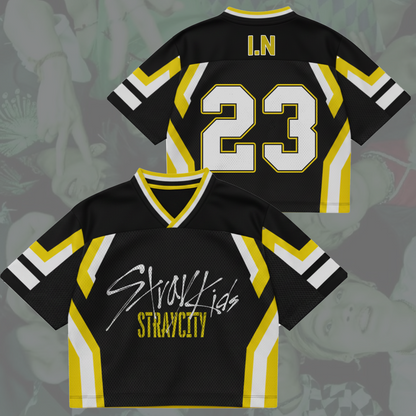 Street Aegis Stray City Stray Kids  Concert Tour Mixed Mesh Jersey