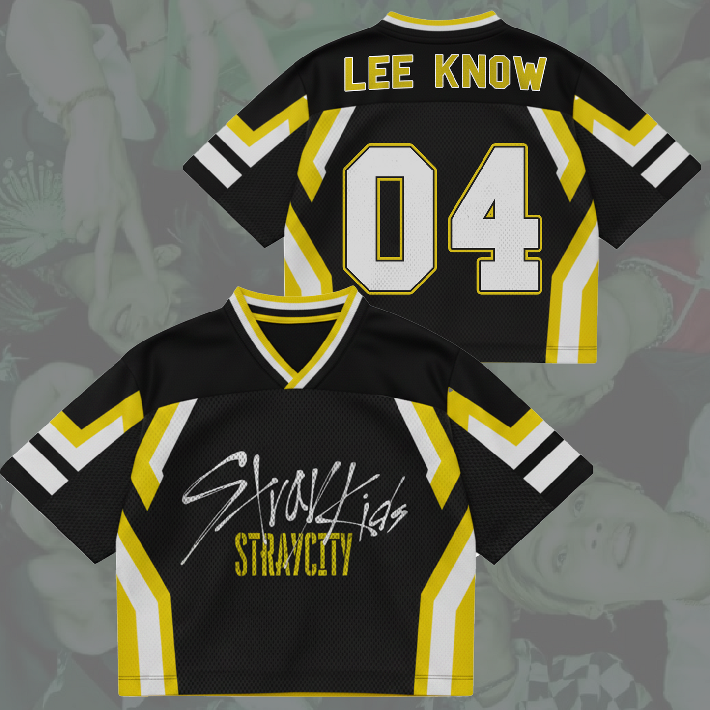 Street Aegis Stray City Stray Kids  Concert Tour Mixed Mesh Jersey
