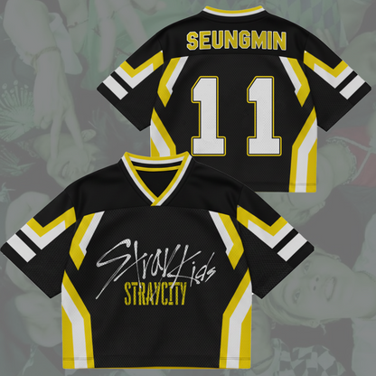 Street Aegis Stray City Stray Kids  Concert Tour Mixed Mesh Jersey